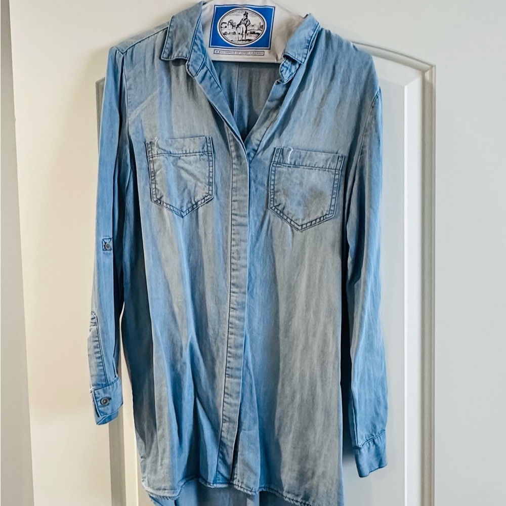 Velvet Heart Light Blue Denim Tunic